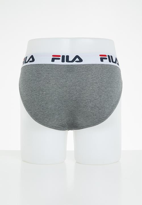 FILA - M35 2 pack tangas - navy & grey 