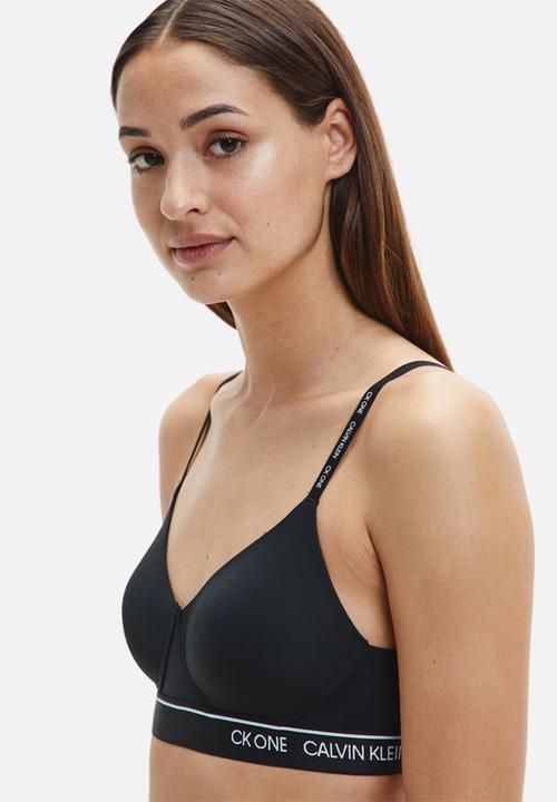 Calvin Klein - Lightly lined bralette - black