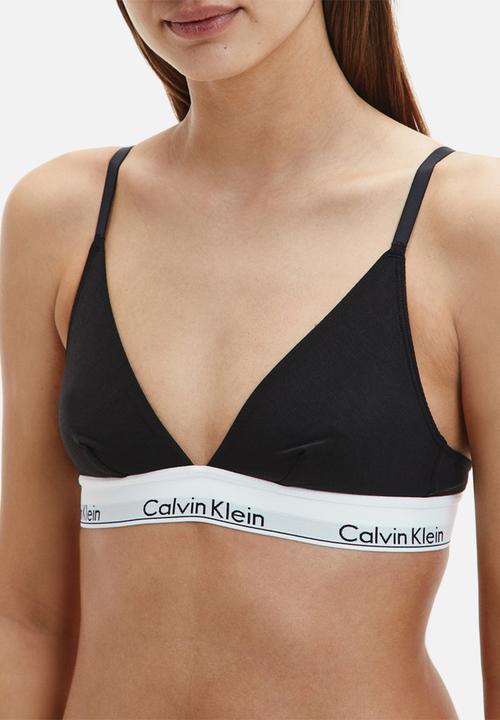 Calvin Klein - Triangle unlined - black