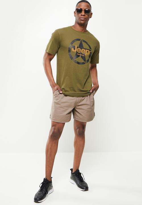 JEEP - Packable shorts-bark - jeep