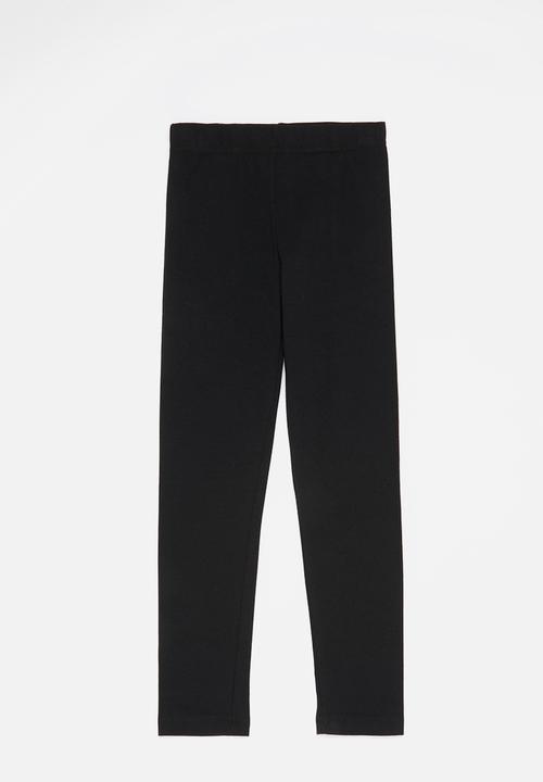 Pop Candy - Younger girls 2 pack leggings - black/black