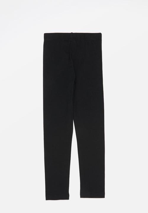Pop Candy - Younger girls 2 pack leggings - black/black