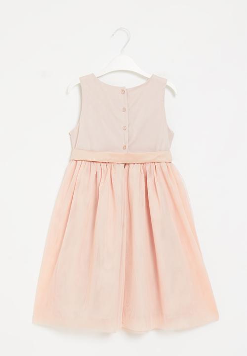 Pop Candy - Sequin tulle dress - rose gold