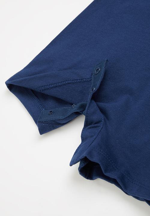 Levi’s® - Hooded graphic romper - blue