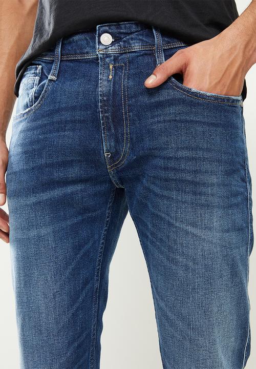 Replay - Anbass slim jeans - med blue