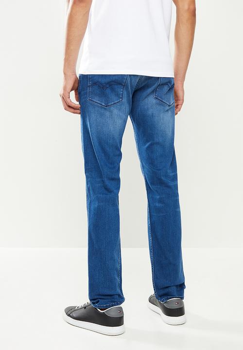 Replay - Anbass slim - mid blue