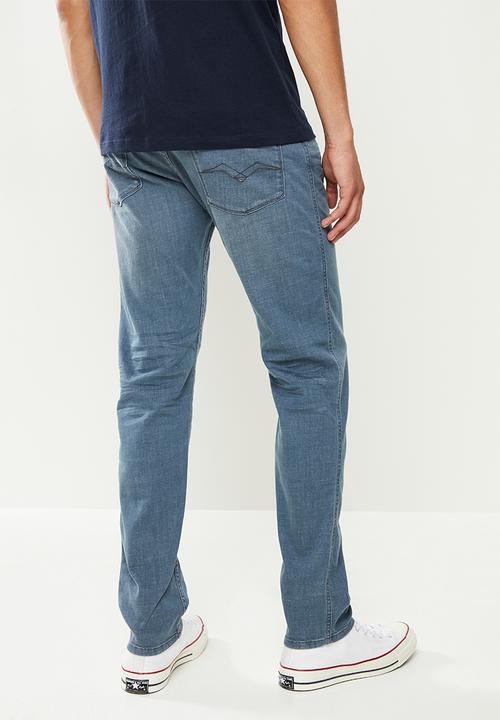 Replay - Anbass slim jeans - mid blue