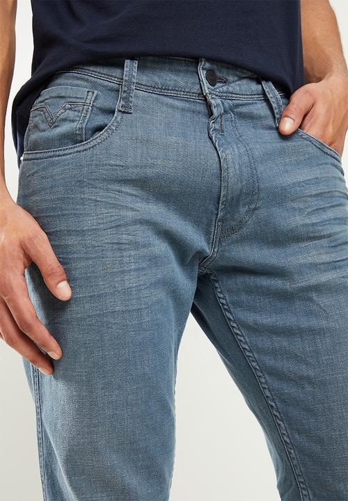 Replay - Anbass slim jeans - mid blue