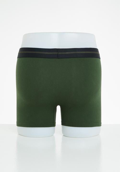Superdry. - Boxer double pack - black & green 