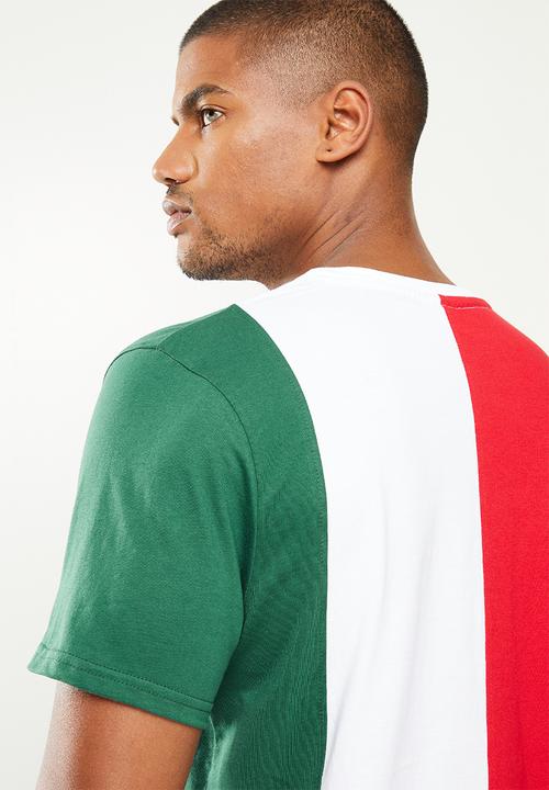 FILA - Fano short sleeve tee - blue infite/chinese red/white/forest green