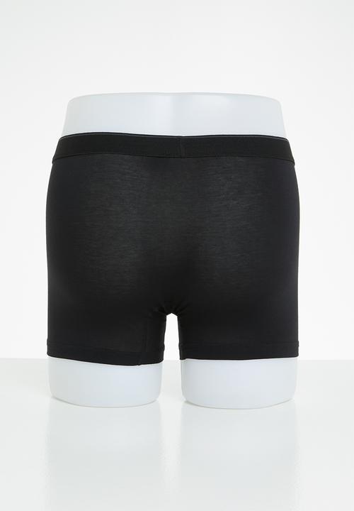 Trendyol - Sam plain 3 pack boxers - black