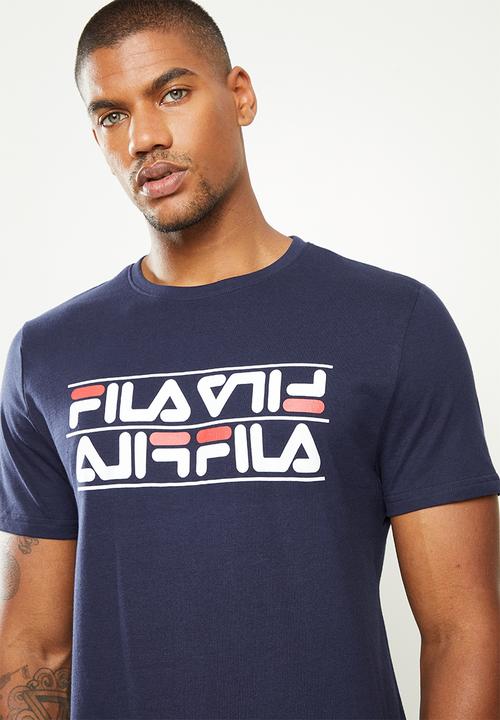 FILA - Conner short sleeve tee - peacoat