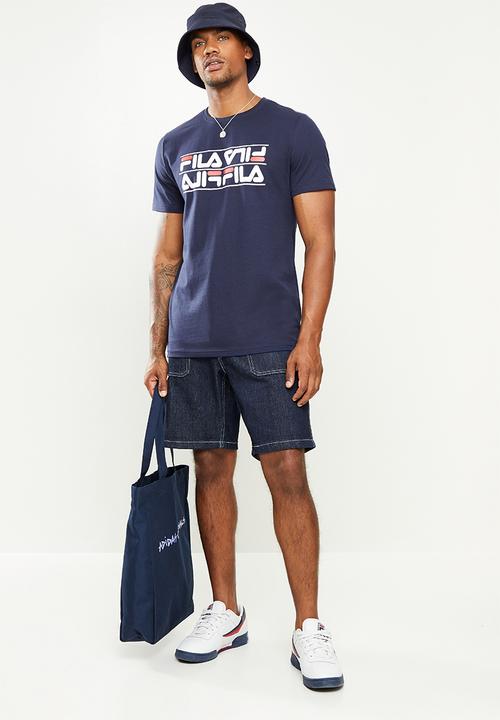 FILA - Conner short sleeve tee - peacoat