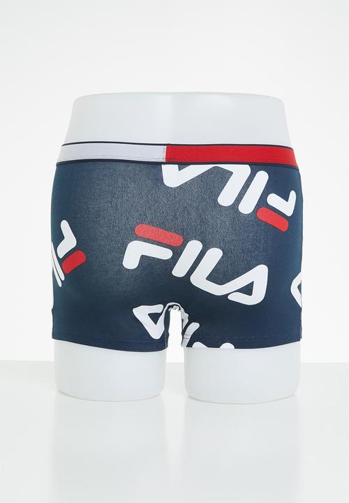 FILA - M27 2 pack trunks - navy & white