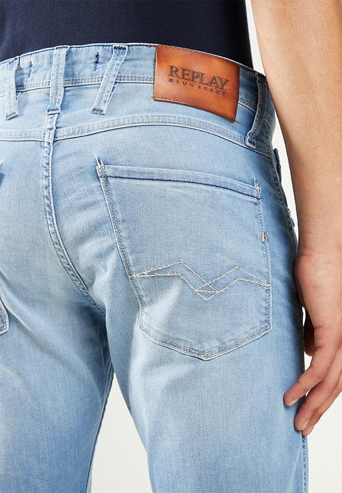 Replay - Anbass slim - washed blue