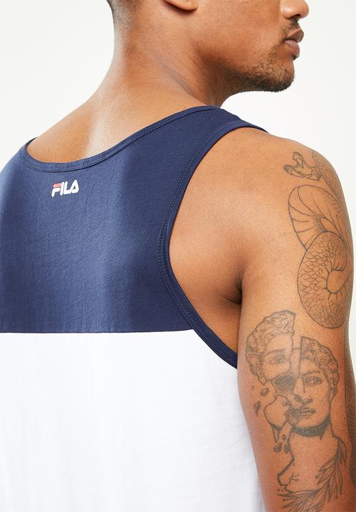 FILA - Fano tank - peacoat/white/chinese red