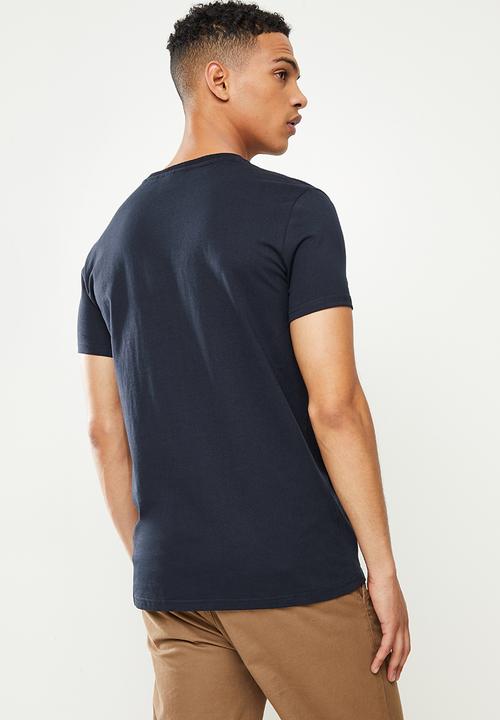 Superdry. - Sportstyle chenille tee - deep navy