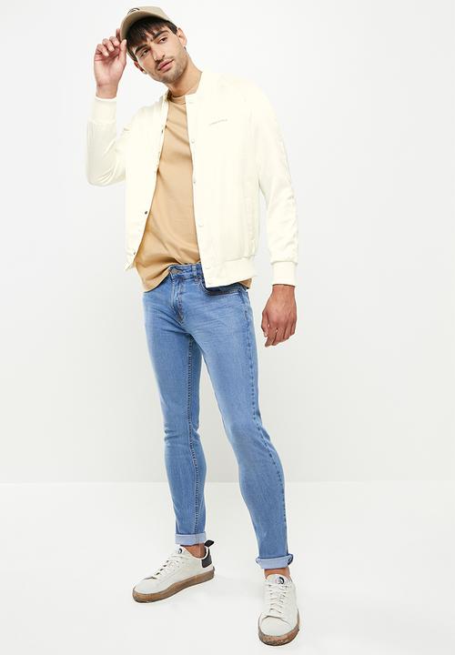 Jonathan D - Luca baseball jacket - ivory