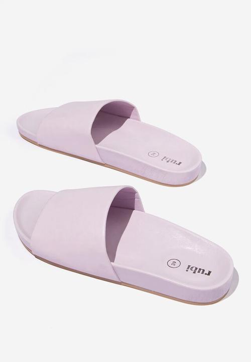 Cotton On - Dash single strap slide - violet pu