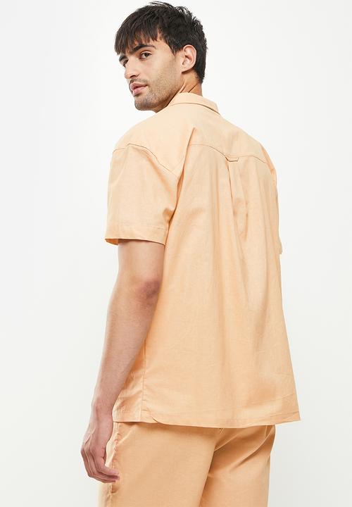 Jonathan D - Luis camp collar resort shirt - stone