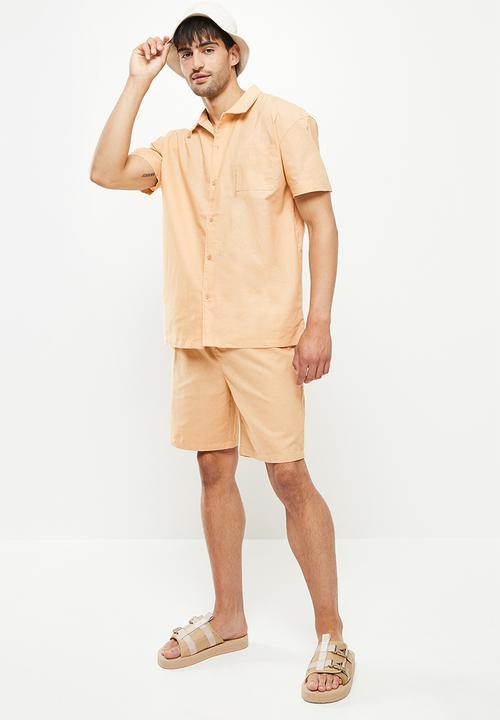 Jonathan D - Luis camp collar resort shirt - stone