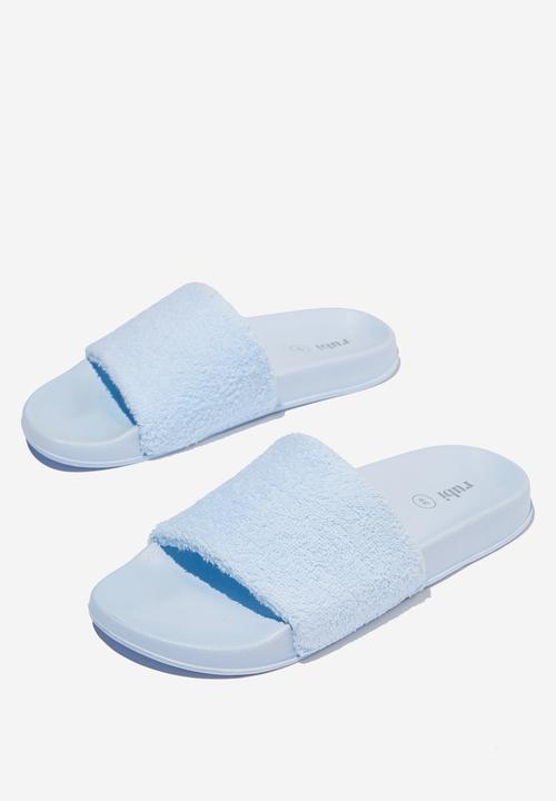 Cotton On - Wild slide - blue terry
