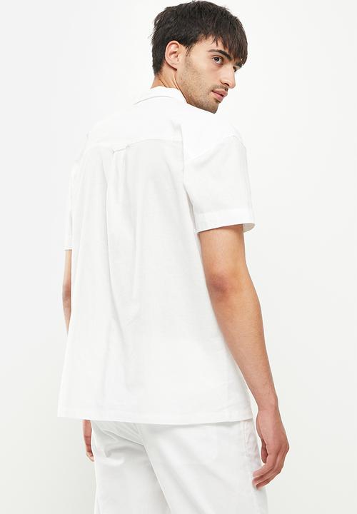Jonathan D - Luis camp collar resort shirt - white