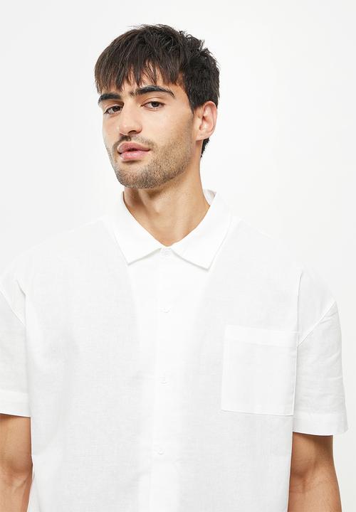 Jonathan D - Luis camp collar resort shirt - white