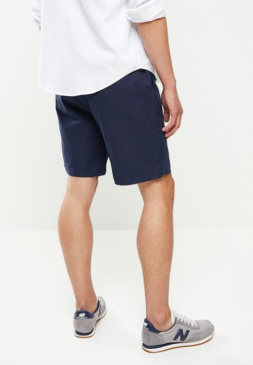 Jonathan D - Ricardo box fit linen shorts - navy