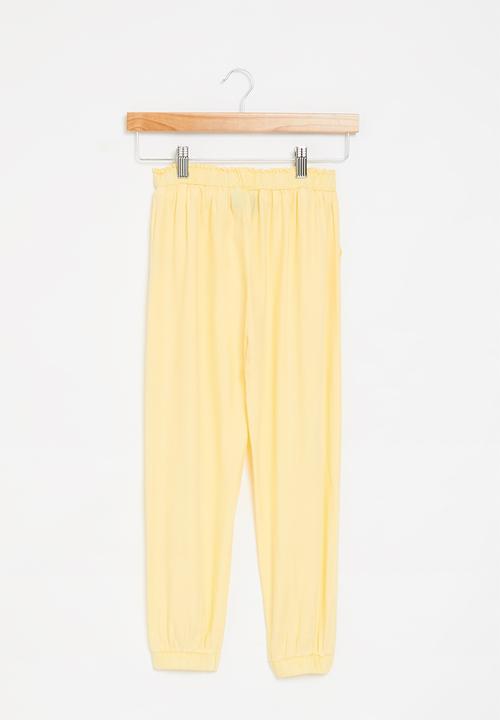 POLO - Girls chloe relaxed pant - yellow