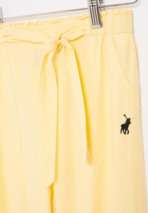 POLO - Girls chloe relaxed pant - yellow