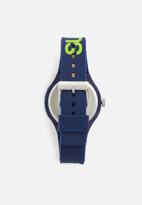 Superdry. - Urban rookie - navy/lime