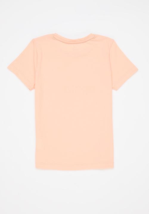 PUMA - Ess+ logo tee g - peach