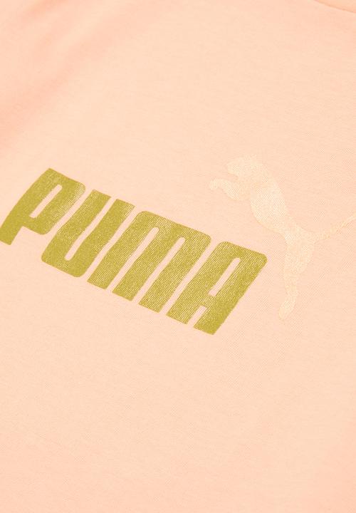 PUMA - Ess+ logo tee g - peach