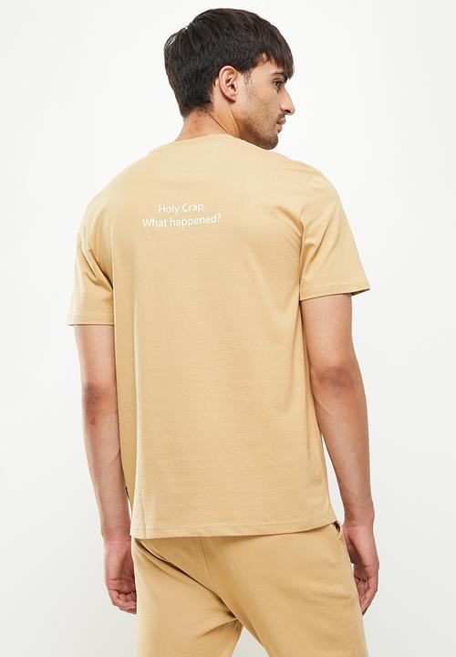 Only & Sons - Onsvincent life reg short sleeve tee - ecru