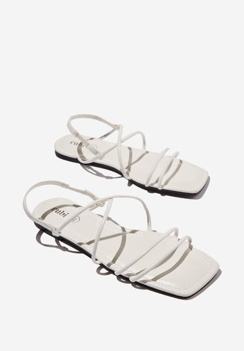 Cotton On - Everyday danni slingback sandal - white pu