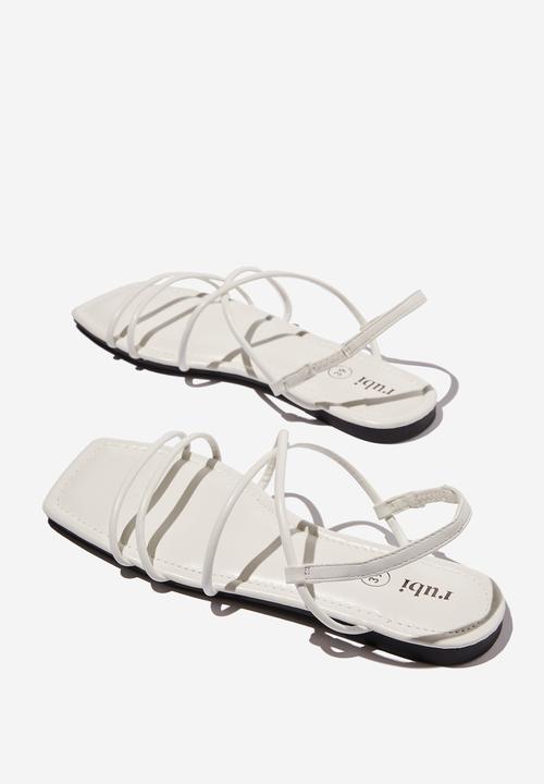 Cotton On - Everyday danni slingback sandal - white pu