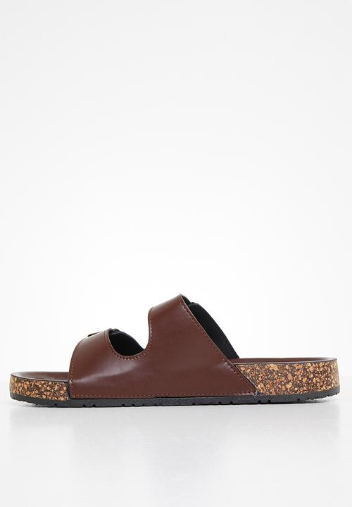 Superbalist - Woodstock slide - brown