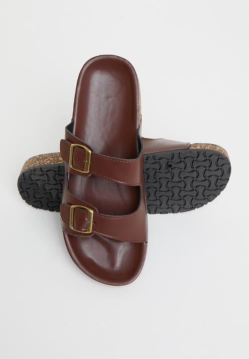 Superbalist - Woodstock slide - brown