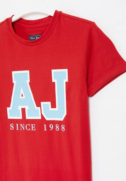 Aca Joe - Girls aca joe printed dress - red