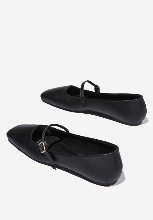 Cotton On - Mary jane ballerina - black pu
