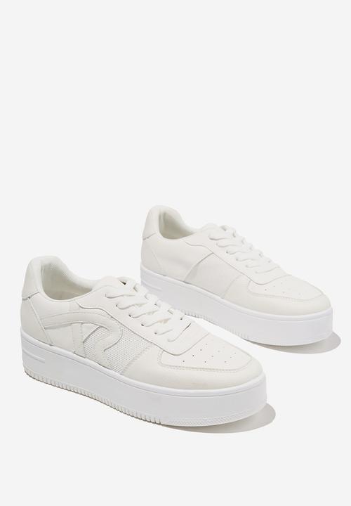 Cotton On - Lexi platform sneaker - white multi