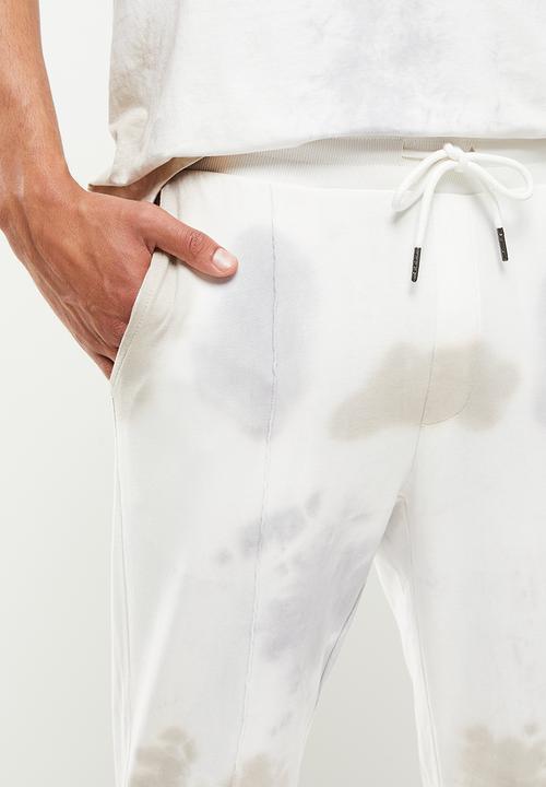 Only & Sons - Onstiedye tee & pants set - white