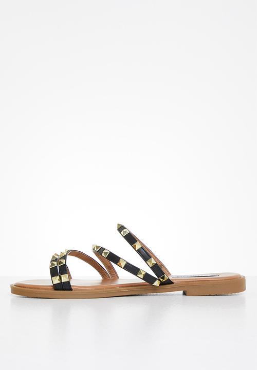 Madison® - Marian studded slide - black