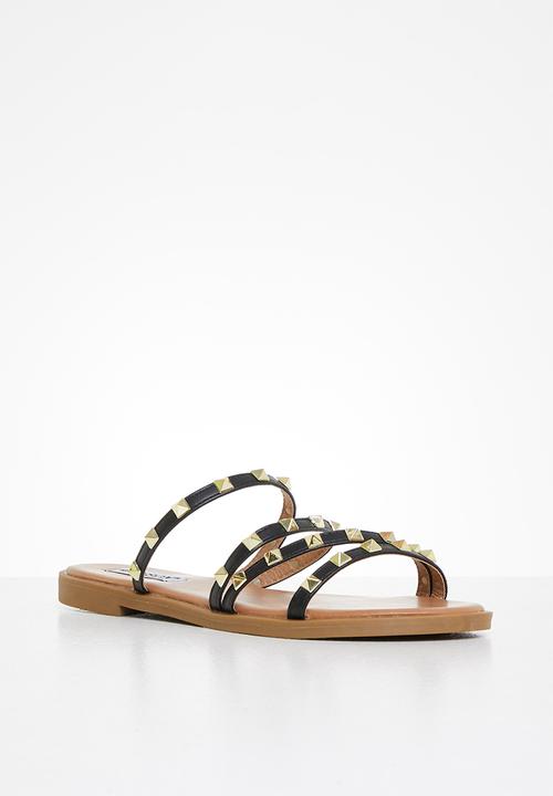 Madison® - Marian studded slide - black