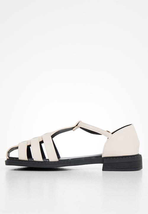 Seduction - Woven fisherman shoe - nude