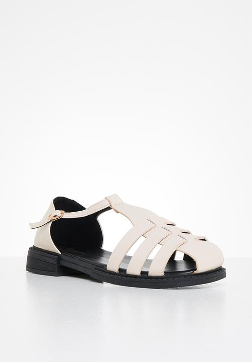 Seduction - Woven fisherman shoe - nude