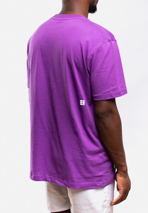 Butan - Aluta block letters logo T-shirt - lavender