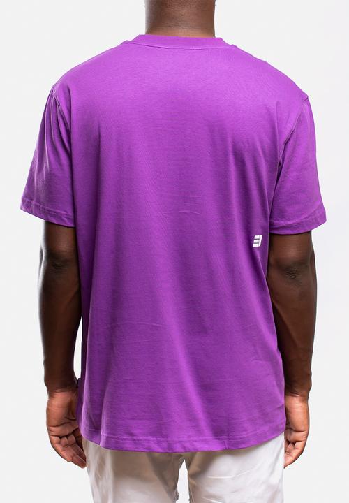 Butan - Aluta block letters logo T-shirt - lavender