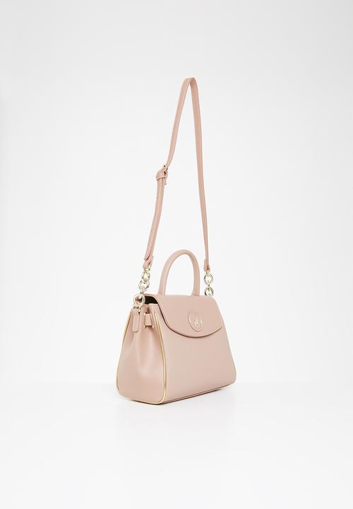 POLO - Nautical flapover shopper - pink